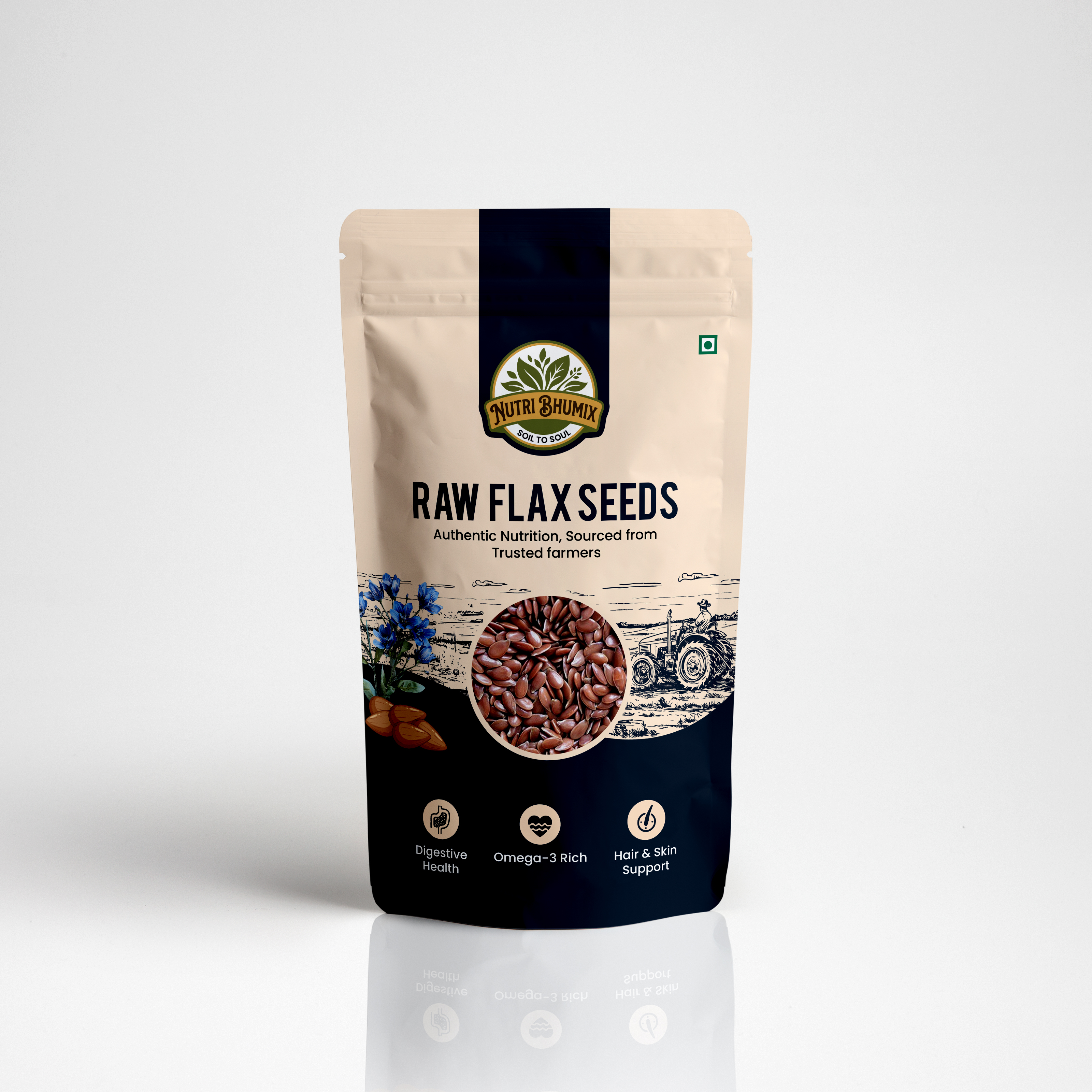 Raw Flax Seeds